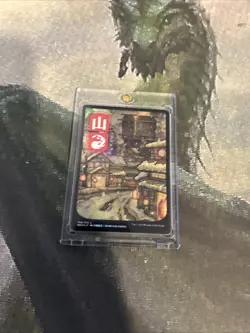 MTG Mountain (300) Foil - JP Full Art - Kamigawa: Neon Dynasty (NEO) #300 MTG - Image 3