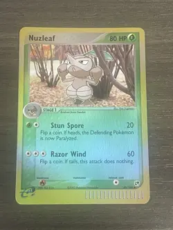 Pokemon Nuzleaf TCG Sandstorm Reverse Holo Card 49/100 - Image 1