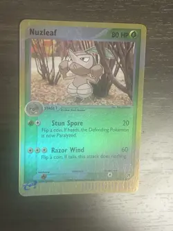 Pokemon Nuzleaf TCG Sandstorm Reverse Holo Card 49/100 - Image 2