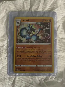 Lucario 79/172 Brilliant Stars Holo Rare Pokemon Card TCG 079/172 - Image 1