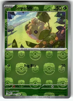 Swadloon 088/086 SV: White Flare NM Pokemon Card TCG - Image 1