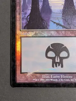 MTG Card - 1x Swamp (348) - Core Set Seventh (7th) Edition LP Vintage Foil Magic - Image 3