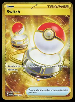 Switch 206/165 Holo Hyper Rare 151 Pokemon Card - Image 1