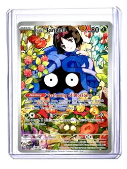 Erika's Tangela 218 Illustration Rare IR Holo Ascended Heroes Pokemon TCG Card - Image 5