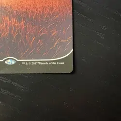 Plains Land Regular Full Art MTG Unstable #212 LP - Image 5