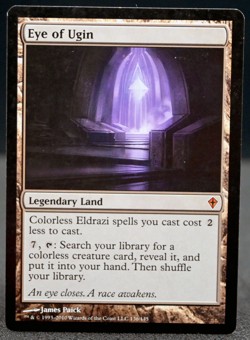 Eye of Ugin Worldwake MTG Legendary Land Colorless LP Nonfoil Card - Image 1