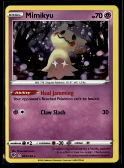 Mimikyu - (Cosmos Holo) 081/189 Holo Miscellaneous Cards & Products NM - Image 1