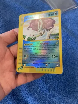 Suicune 37/147 Aquapolis Reverse Holo Rare Pokemon Card TCG 2002 Vintage - Image 3