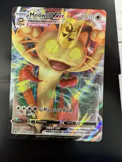 Meowth VMAX SWSH005 SWSH: Sword & Shield Promo Cards Holo - Image 1