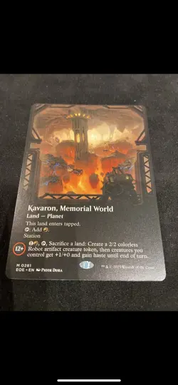 Magic MTG Kavaron, Memorial World EOE 0281 Borderless Mythic - NM condition - Image 4