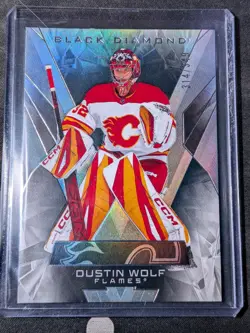 2025-26 Upper Deck Black Diamond Dustin Wolf /349 #BDB-DW - Calgary Flames - Image 1