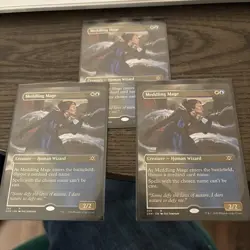 Meddling Mage (Borderless) Double Masters Regular x3 - Image 1
