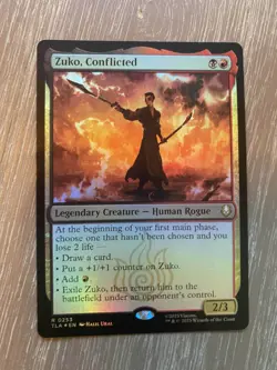 🔮 MTG: Zuko, Conflicted FOIL Avatar -SHIPS INSTANTLY - Image 1