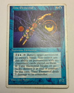MTG 4TH Time Elemental MP Rare - Image 1