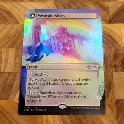 1x Westvale Abbey, Secret Lair Foil - 1159, Magic MTG LP Light Play - Image 1