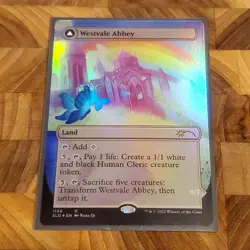 1x Westvale Abbey, Secret Lair Foil - 1159, Magic MTG LP Light Play - Image 5