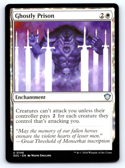 Ghostly Prison - Secrets of Strixhaven Commander - MTG - Image 1