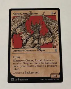 MTG Ganax, Astral Hunter SHOWCASE CLB: Battle For Baldur’s Gate LP - Image 1