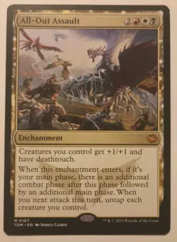 All-Out Assault - MTG 167 Tarkir: Dragonstorm TDM Magic: The Gathering - Image 1