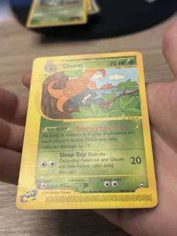 Gloom 49/147 Aquapolis Non Holo Pokemon TCG Vintage WOTC HP/DMG - Image 3