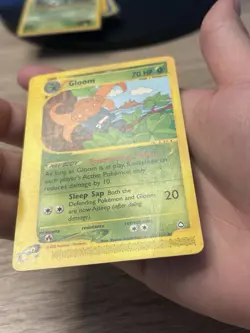 Gloom 49/147 Aquapolis Non Holo Pokemon TCG Vintage WOTC HP/DMG - Image 4