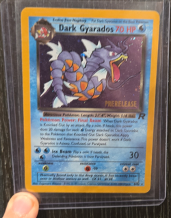 Pokemon TCG Dark Gyarados 8/82 Team Rocket Prerelease Holo Rare 70HP Sugimori - Image 1