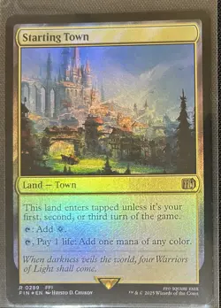 Starting Town 289 Foil Final Fantasy MTG - Image 1