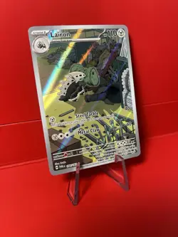 NM- Lairon - 184/167 - Pokemon Twilight Masquerade Illustration Rare - Image 3