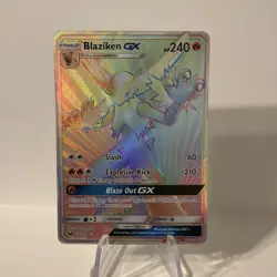 Blaziken GX 170/168 Secret Rare Pokemon TCG - Celestial Storm LP/NM - Image 1
