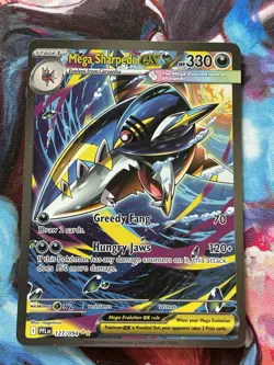 Mega Sharpedo EX Phantasmal Flames 127/094 SIR NM/M- Pokemon TCG - Image 1