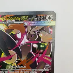 Pokemon Mega Lopunny EX 128/094 Me02: Phantasmal Flames Full Art Holo Rare Card - Image 4