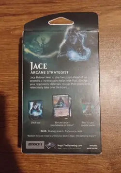 MTG Jace Planeswalker Deck War Of The Spark ENGLISH SEALED Magic 2 Booster Packs - Image 2
