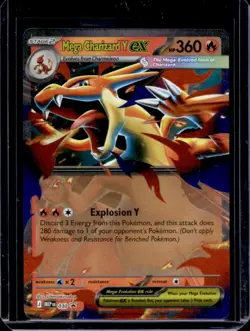 2025 Pokemon MEP Black Star Promos Mega Charizard Y ex #030 - Image 1