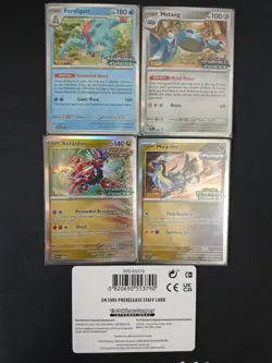 Temporal Forces Staff Promos - Complete Set Of 4 Pokemon TCG promo - Image 1