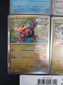 Temporal Forces Staff Promos - Complete Set Of 4 Pokemon TCG promo - Image 4