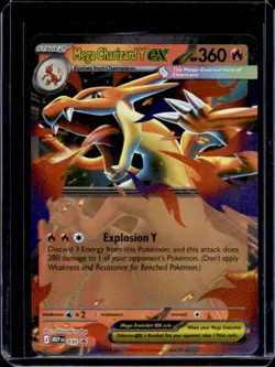 2025 Pokemon MEP Black Star Promos Mega Charizard Y ex #030 - Image 1