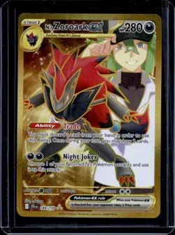 2025 Pokemon Journey Together N's Zoroark ex #189/159 - Image 1