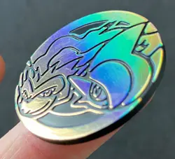 Gallade Infernape Pokemon Coin Gold Silver Token Sinnoh Platinum RARE SHINY - Image 5