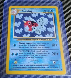 NM Seaking 37/64 Neo Revelation WotC Pokemon Original TCG Vintage - Image 1
