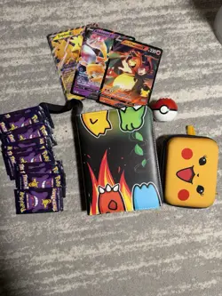 Storage Unit: Pokemon Card Lot (F), 360+ ALL R HOLO OR RARER NO BASE Incl Binder - Image 1