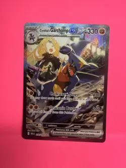 Pokemon TCG Cynthia's Garchomp EX Special Illustration Rare Holo 232/182 330 HP - Image 1