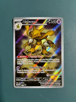 Alakazam (Mega Evolutions) MEP 009 Pokemon Center Stamped Promo - Image 1