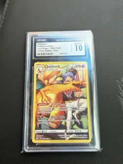 2022 Pokemon Lost Origin Trainer Gallery Holo Charizard CGC 10 - Image 1