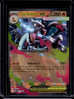 2025 Pokemon MEP Black Star Promos Mega Charizard X ex #029 - Image 1