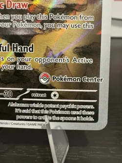 Alakazam 009 (✨Pokemon Center Stamped✨) Promo Holo NM - SHIPS FAST 🔥💨 - Image 3