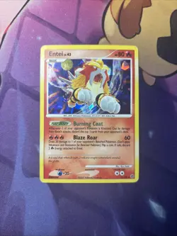 Entei - 4/132 - Pokemon Secret Wonders - Cracked Ice Holo MP - Image 1