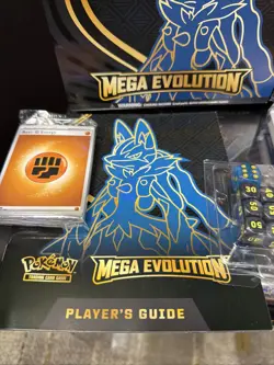 Pokemon Mega Evolution Elite Trainer Box Set Lucario & Gardevoir Empty w/ Guides - Image 2