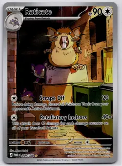 Raticate 099/088 Holo Illustration Rare Perfect Order Pokemon Near Mint - Image 1