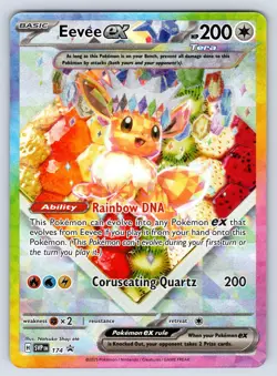 Eevee ex 174 Holo P Scarlet & Violet Promo Pokemon NM - Image 1