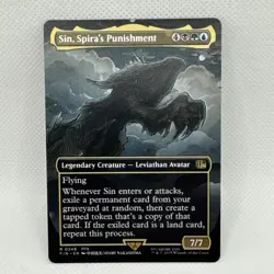 MTG - Sin, Spira's Punishment (Borderless) Final Fantasy Regular NM Pack Fresh - Image 1